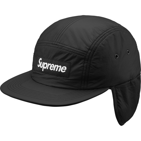 Supreme PrimaLoft® Earflap Camp Cap - Black