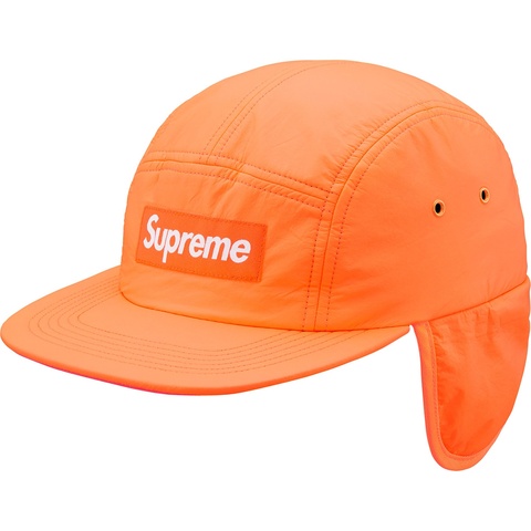 Supreme PrimaLoft® Earflap Camp Cap - Fluorescent Orange