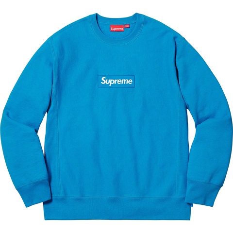 Supreme Box Logo Crewneck - Bright Royal