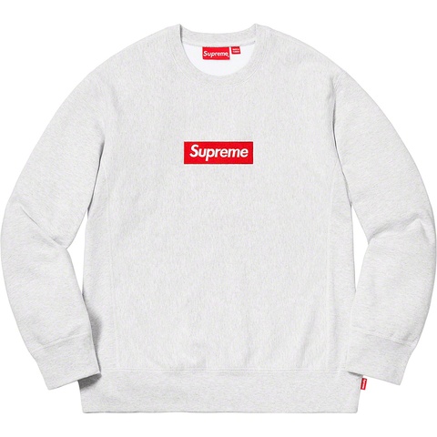 Supreme Box Logo Crewneck - Ash Grey