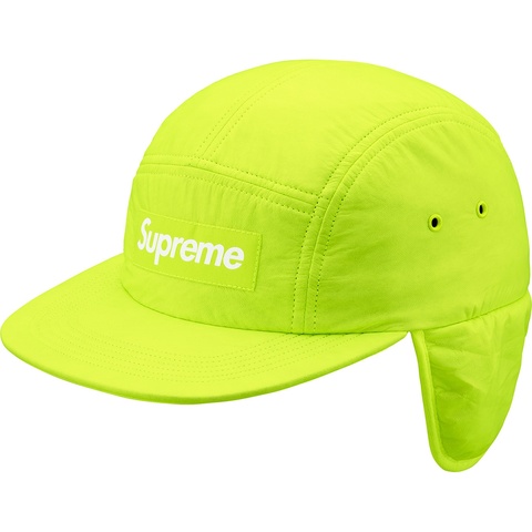 Supreme PrimaLoft® Earflap Camp Cap - Fluorescent Yellow