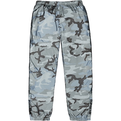 Supreme Reflective Camo Warm Up Pant - Snow Camo