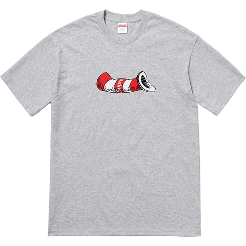Supreme Cat in the Hat Tee - Heather Grey