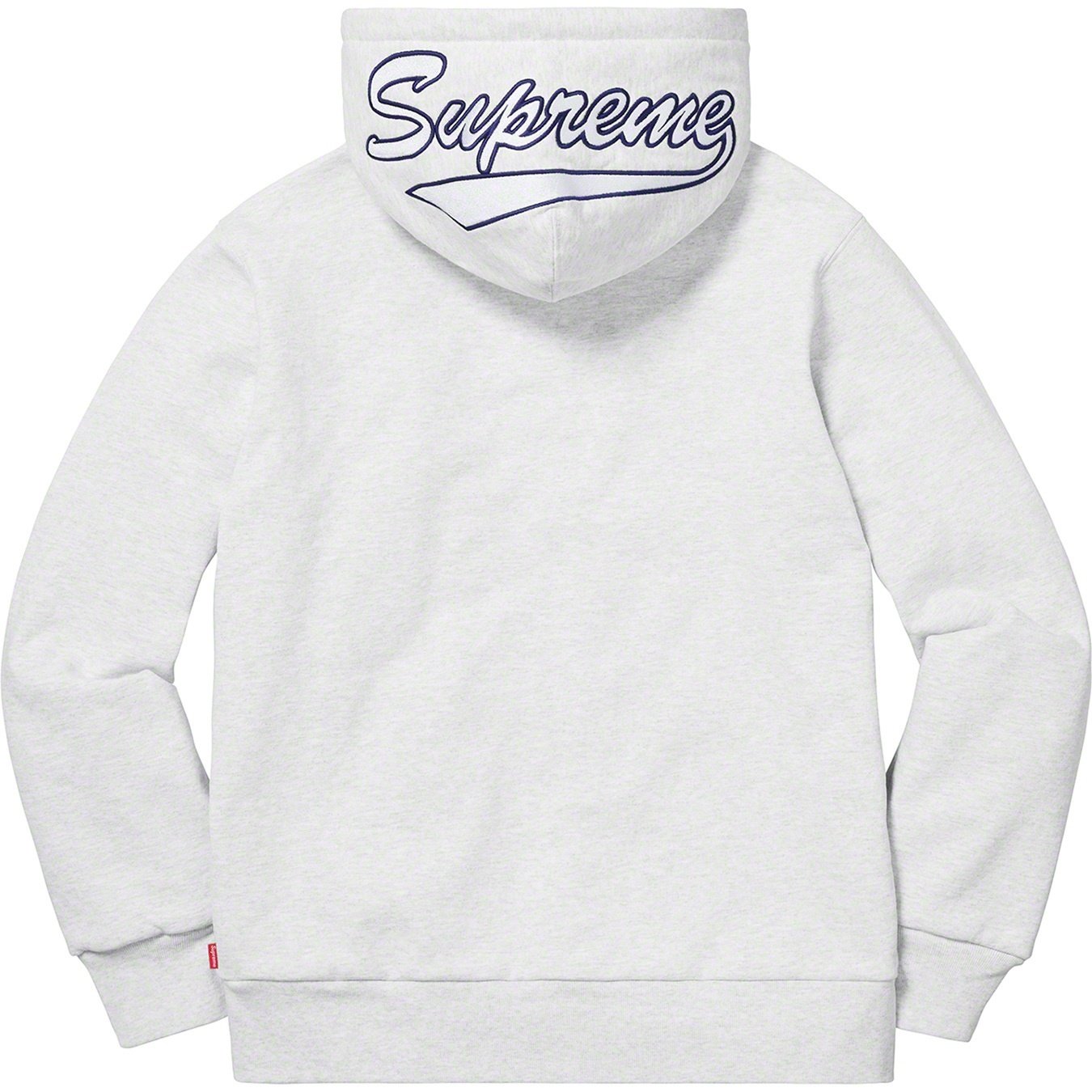 Supreme Thermal Zip Up Sweatshirt (FW18) - Ash Grey - $198