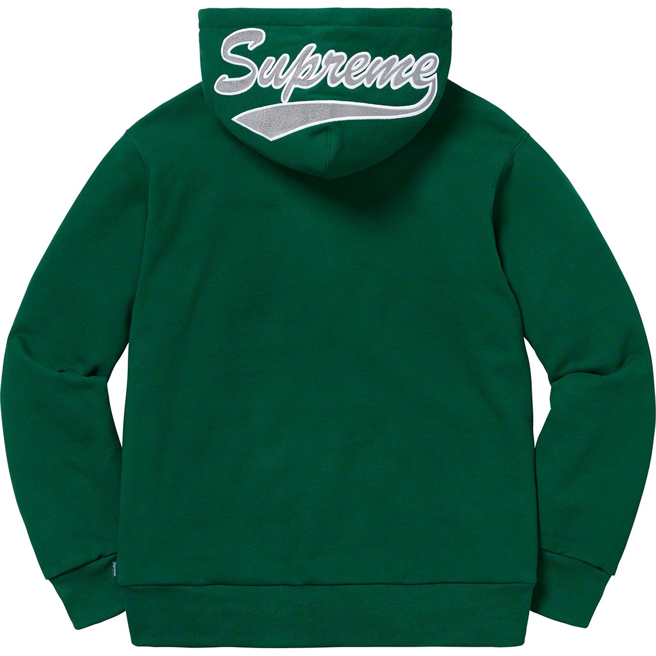 Supreme Thermal Zip Up Sweatshirt (FW18) - Dark Green - $198