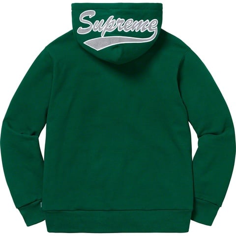 Supreme Thermal Zip Up Sweatshirt - Dark Green