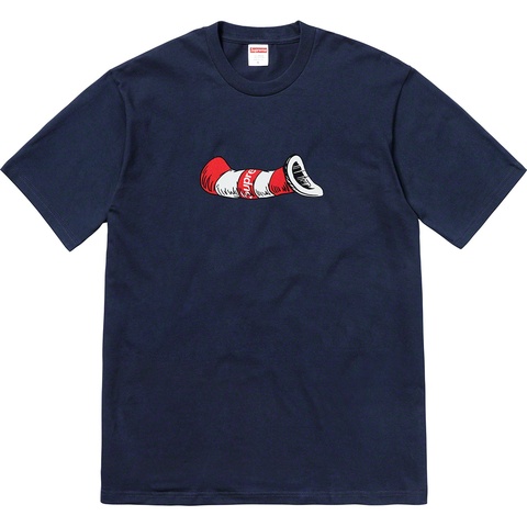 Supreme Cat in the Hat Tee - Navy