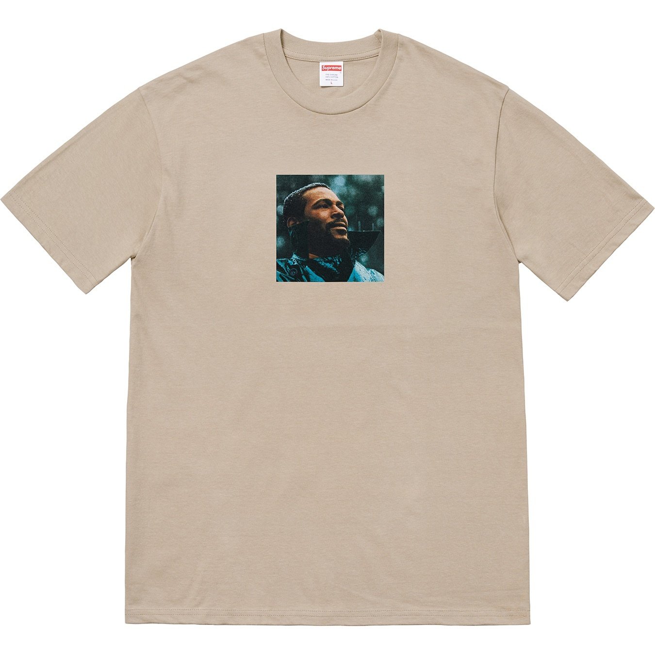 Supreme Marvin Gaye Tee (FW18) - Clay - $48