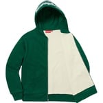 Supreme Thermal Zip Up Sweatshirt (FW18) - Dark Green