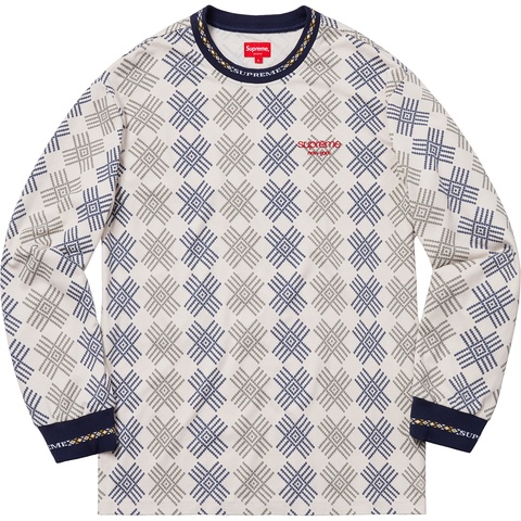 Supreme Motif L/S Top - Off-White