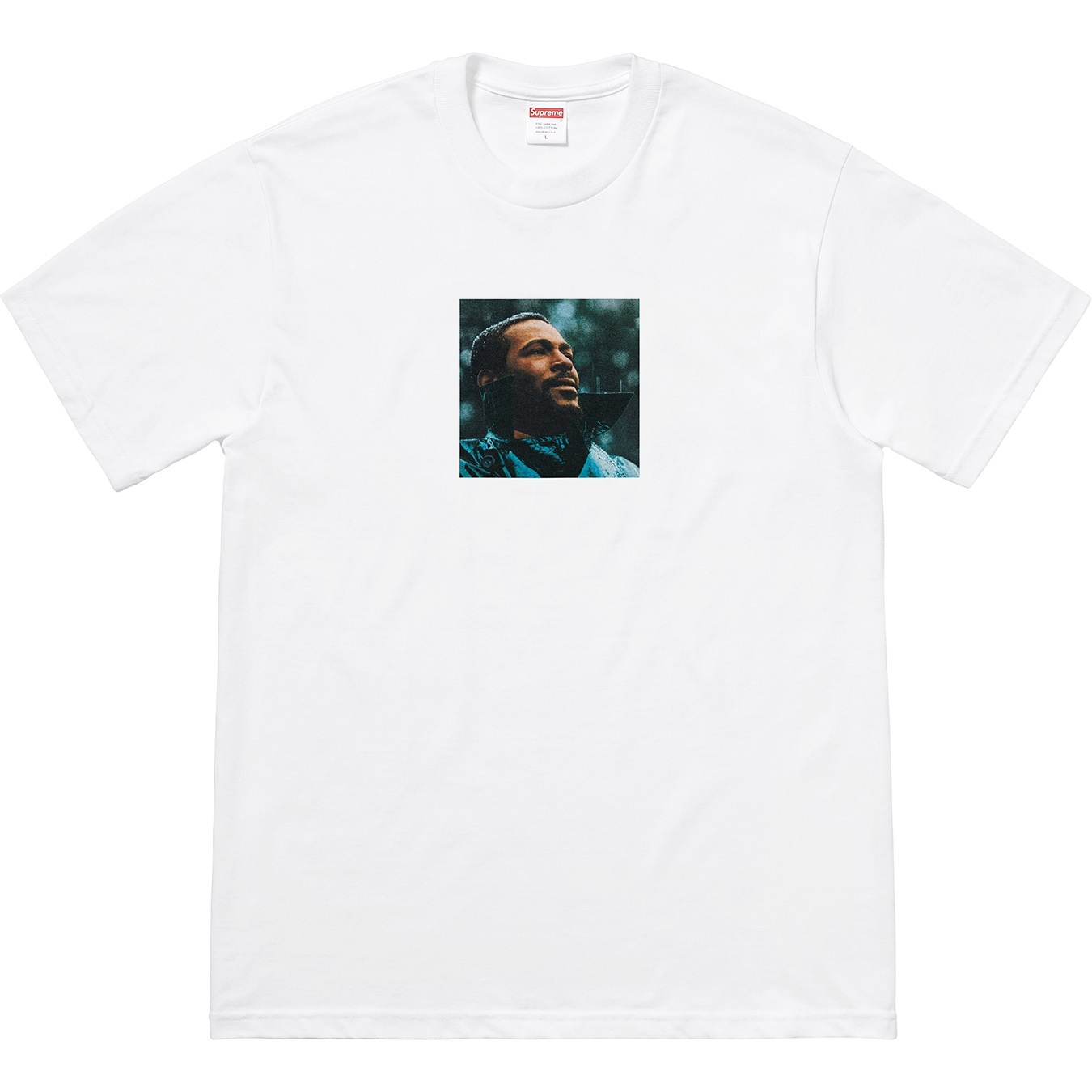 Supreme Marvin Gaye Tee (FW18) - White - $48