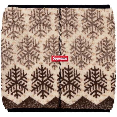 Supreme Snowflake Neck Gaiter - Tan