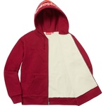 Supreme Thermal Zip Up Sweatshirt (FW18) - Cardinal