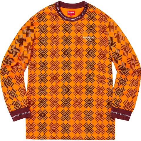 Supreme Motif L/S Top - Orange