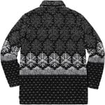 Supreme Snowflake Toggle Fleece Jacket (FW18) - Black