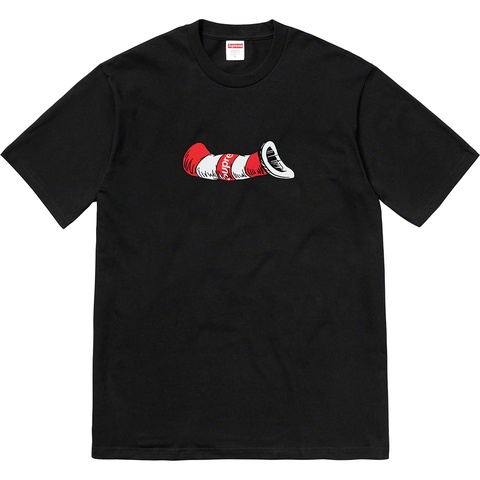 Supreme Cat in the Hat Tee - Black