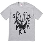 Supreme Smile Tee (FW18) - Heather Grey