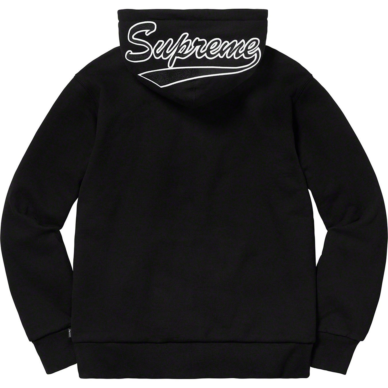 Supreme Thermal Zip Up Sweatshirt (FW18) - Black - $198