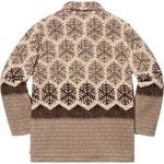 Supreme Snowflake Toggle Fleece Jacket (FW18) - Tan
