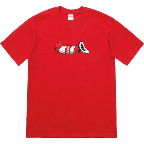 Supreme Cat in the Hat Tee - Red