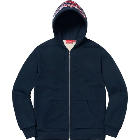 Thermal Zip Up Sweatshirt - fall/winter 2018 - Supreme