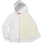 Supreme Thermal Zip Up Sweatshirt (FW18) - Ash Grey