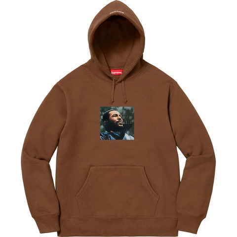 トップス SUPEREME Marvin Gaye Hooded Sweatshirt Buy Supreme Marvin Gaye Hooded Sweatshirt 'Black' - FW18SW84 BLACK