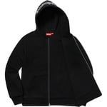 Supreme Thermal Zip Up Sweatshirt (FW18) - Black