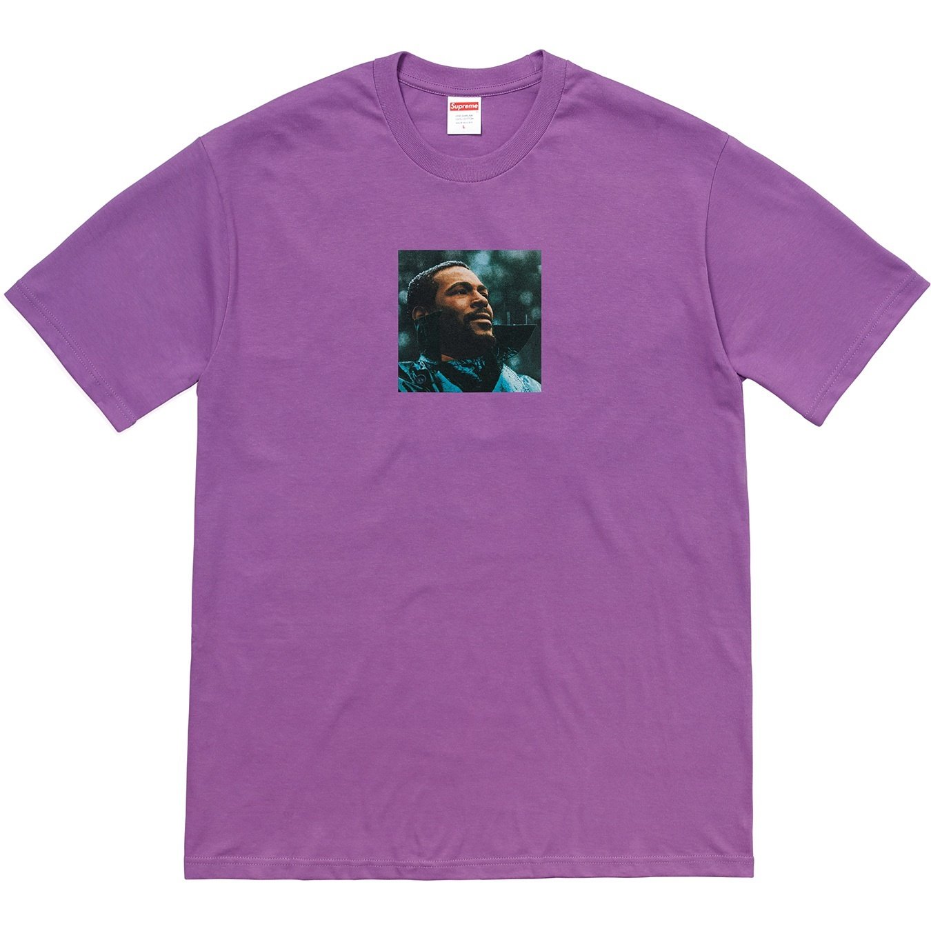 Supreme Marvin Gaye Tee (FW18) - Purple - $48