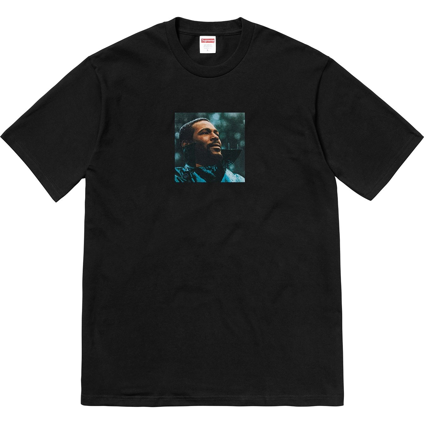 Supreme Marvin Gaye Tee (FW18) - Black - $48