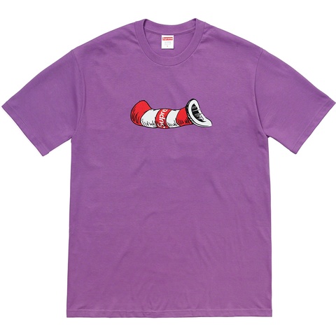 Supreme Cat in the Hat Tee - Purple