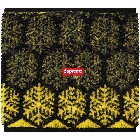 Supreme Snowflake Neck Gaiter - Yellow