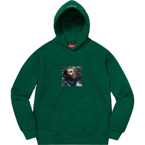 Supreme Marvin Gaye Hooded Sweatshirt - Dark Green