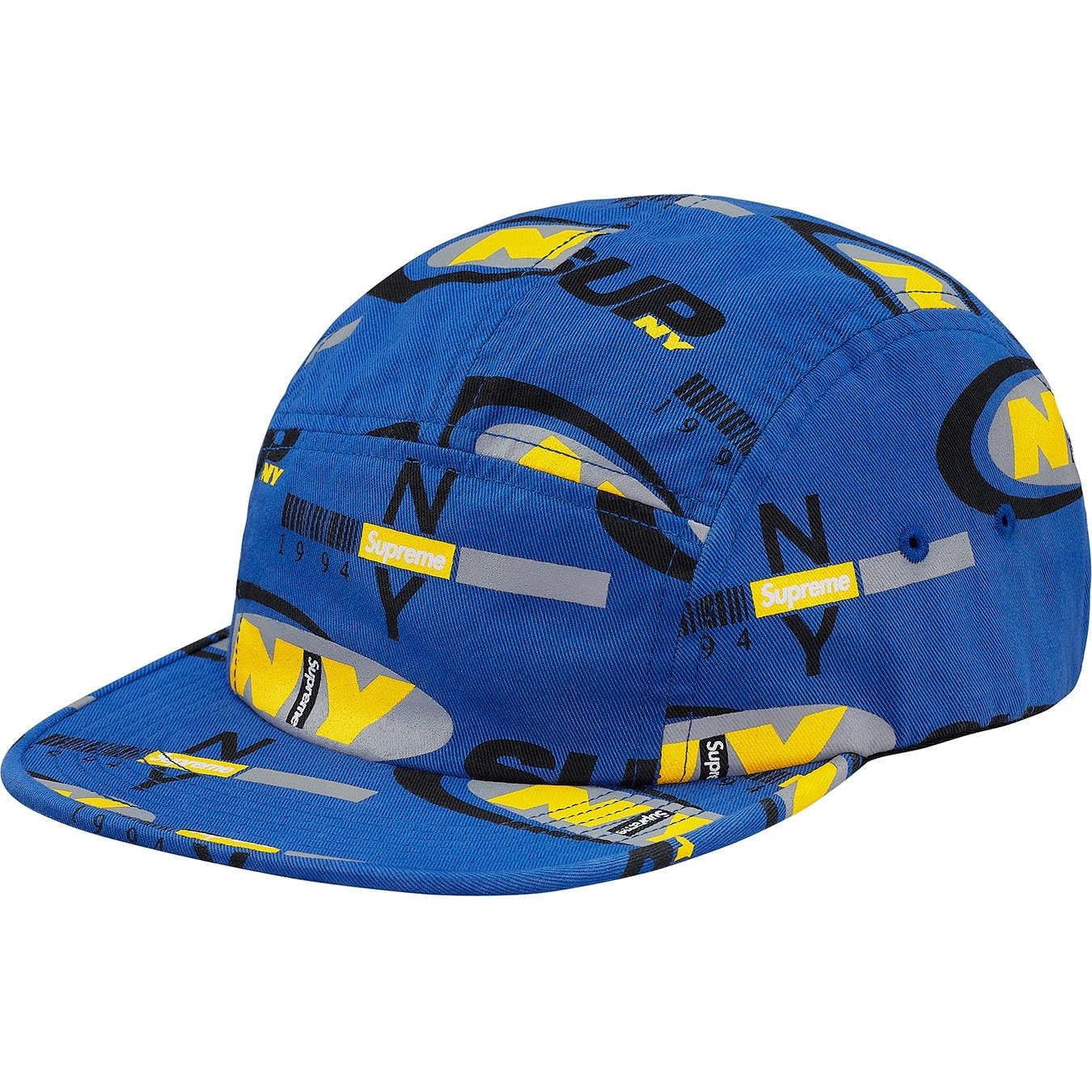 Supreme Supreme NY Camp Cap (FW18) - Royal - $48