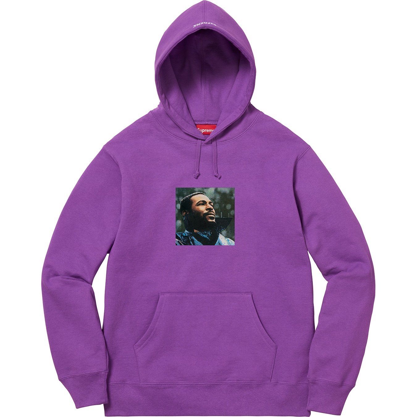 Supreme Marvin Gaye Hooded Sweatshirt (FW18) - Violet - $178