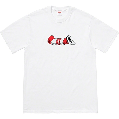 Supreme Cat in the Hat Tee - White