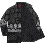 Supreme Snowflake Toggle Fleece Jacket (FW18) - Black