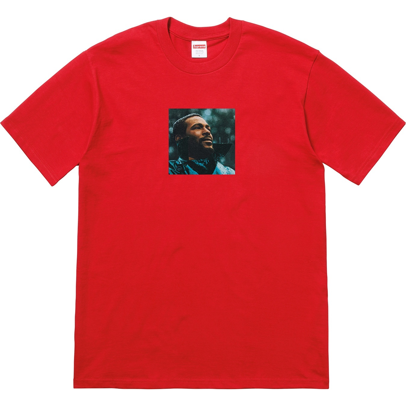 Supreme Marvin Gaye Tee (FW18) - Red - $48