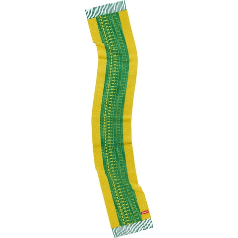 Supreme Logo Repeat Scarf - Yellow
