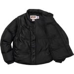 Supreme Supreme Schott Down Leather Vest Puffy Jacket (FW18) - Black