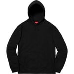 Supreme Quilted Hooded Sweatshirt (FW18) - Black