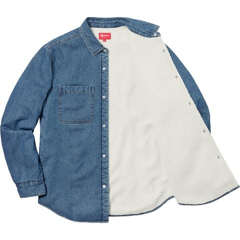 Sherpa Lined Denim Shirt - fall/winter 2018 - Supreme