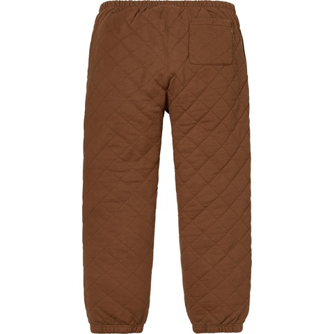 Supreme Quilted Sweatpant - Brown
