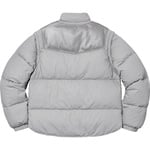 Supreme Supreme Schott Down Leather Vest Puffy Jacket (FW18) - Silver