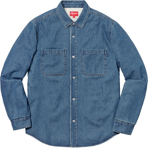 Sherpa Lined Denim Shirt - fall/winter 2018 - Supreme