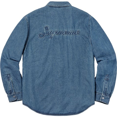 Sherpa Lined Denim Shirt - fall/winter 2018 - Supreme