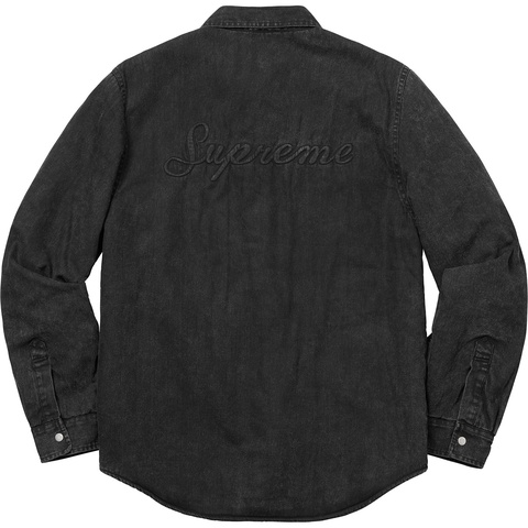 Sherpa Lined Denim Shirt - fall/winter 2018 - Supreme