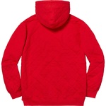 Supreme Quilted Hooded Sweatshirt (FW18) - Red