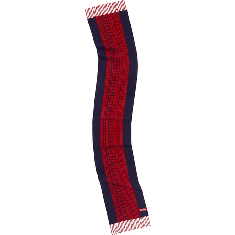 Supreme Logo Repeat Scarf - Navy