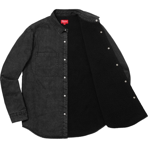 Sherpa Lined Denim Shirt - fall/winter 2018 - Supreme